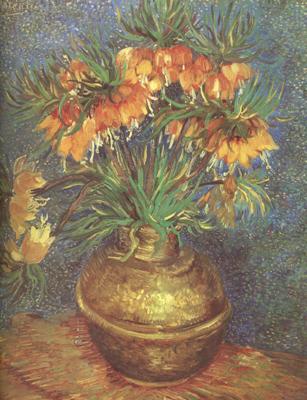 Vincent Van Gogh Fritillaries in a Copper Vase (nn04)